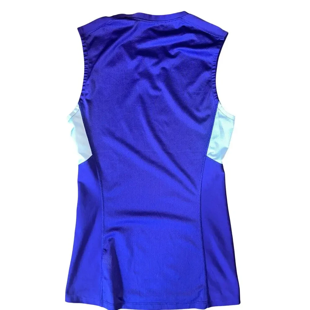 Purple Nike Sleeveless Dri-Fit Jersey Style Tank Top Size Small